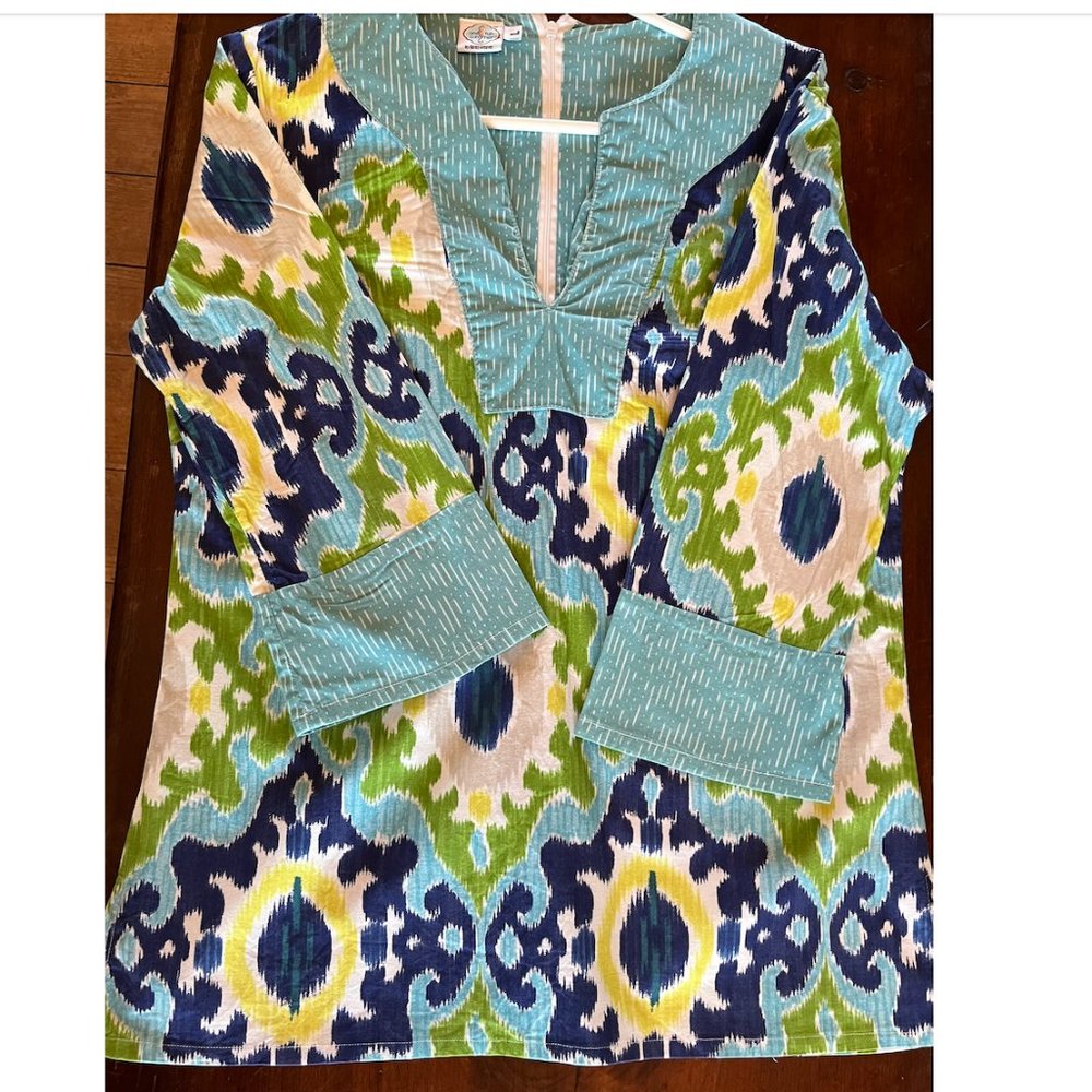 Handsewn IKAT Tunic by One Fun Summer on Etsy